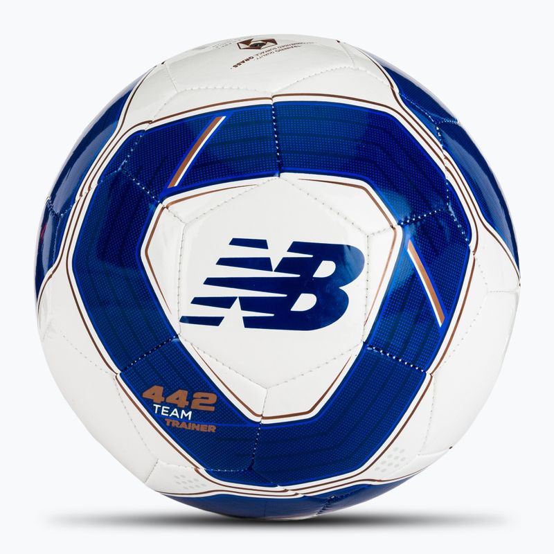 Futbolo kamuolys New Balance 442 Team Trainer FB23062GWN white dydis 5