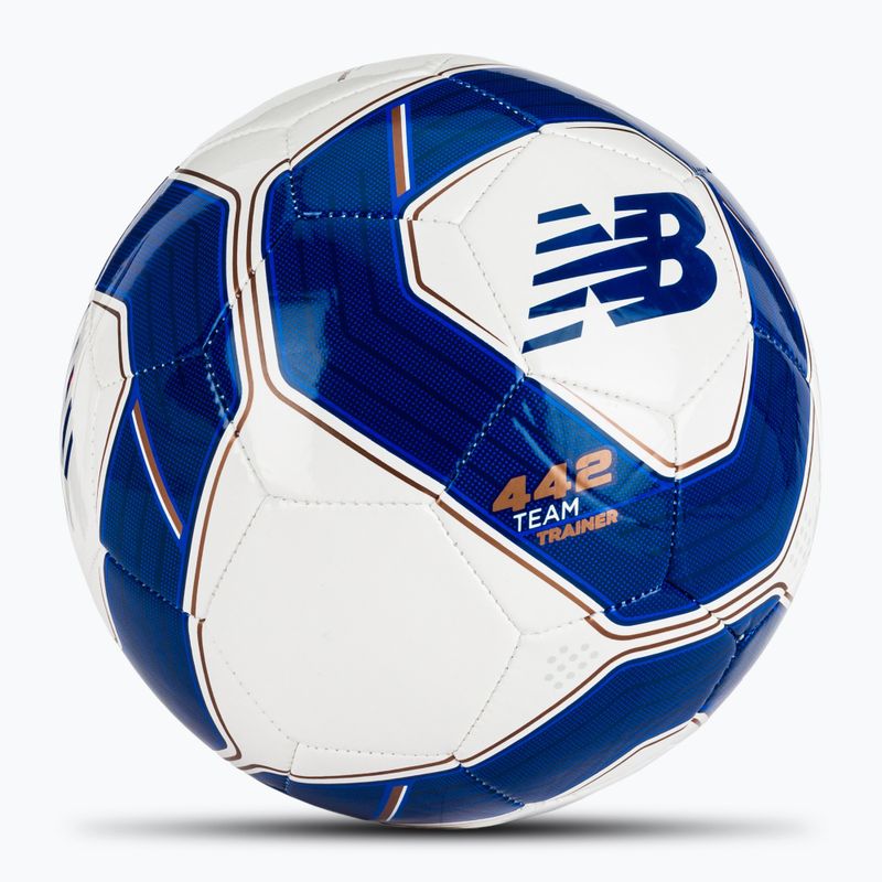 Futbolo kamuolys New Balance 442 Team Trainer FB23062GWN white dydis 5 2