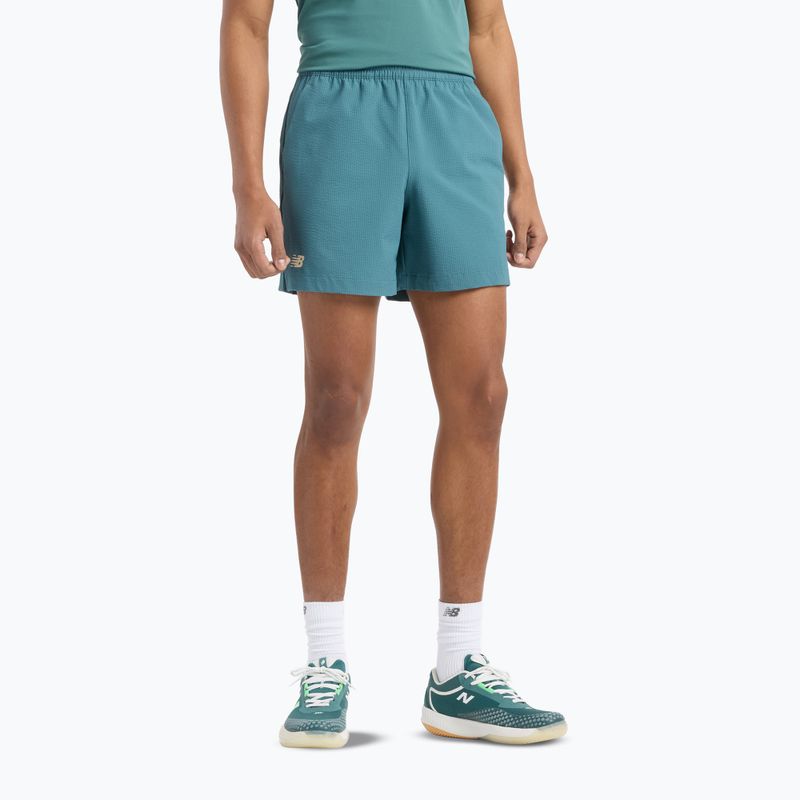 Vyriški teniso šortai New Balance Tournament Seersucker Short new spruc