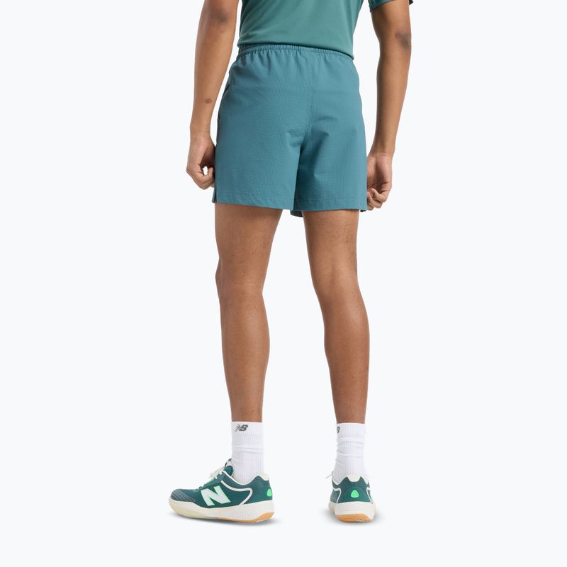 Vyriški teniso šortai New Balance Tournament Seersucker Short new spruc 3
