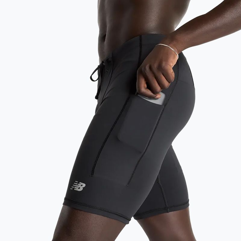 Vyriški bėgimo šortai New Balance Sleek Pocket Half Tight 9" black 5