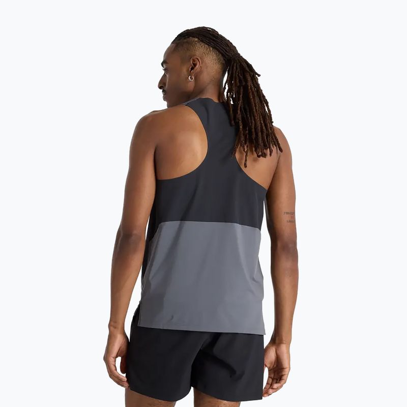 Vyriškas bėgimo tank topas New Balance Race Day Tank graphite 2