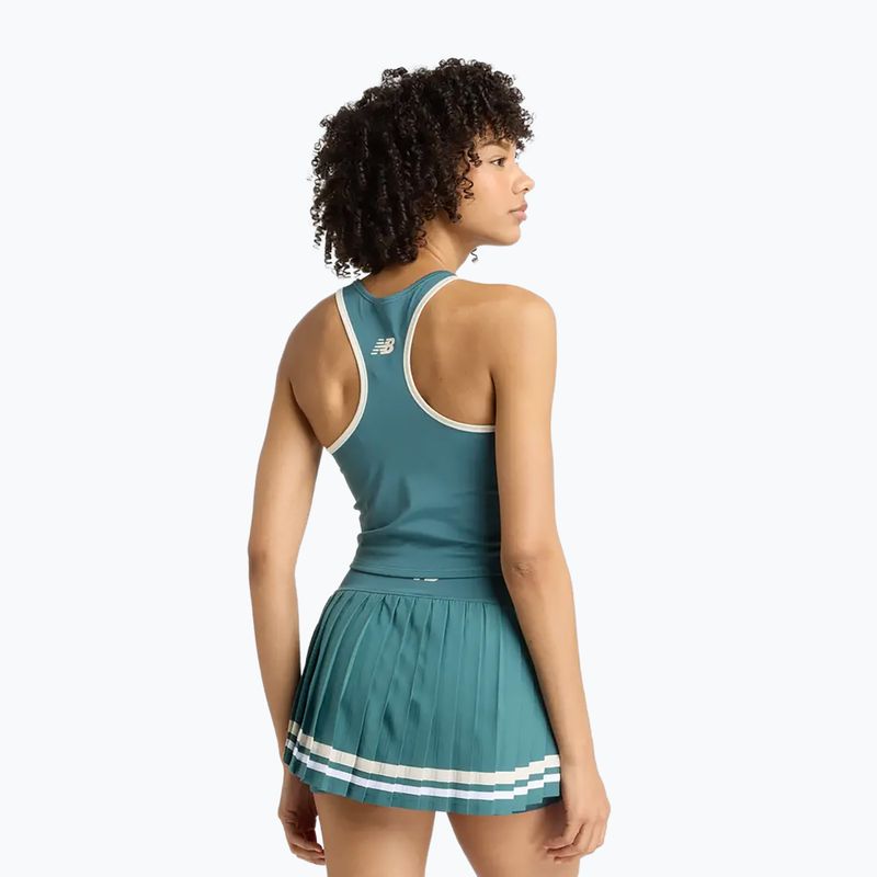 Moteriški teniso marškinėliai New Balance Tournament Novelty Tank W new spruce 3
