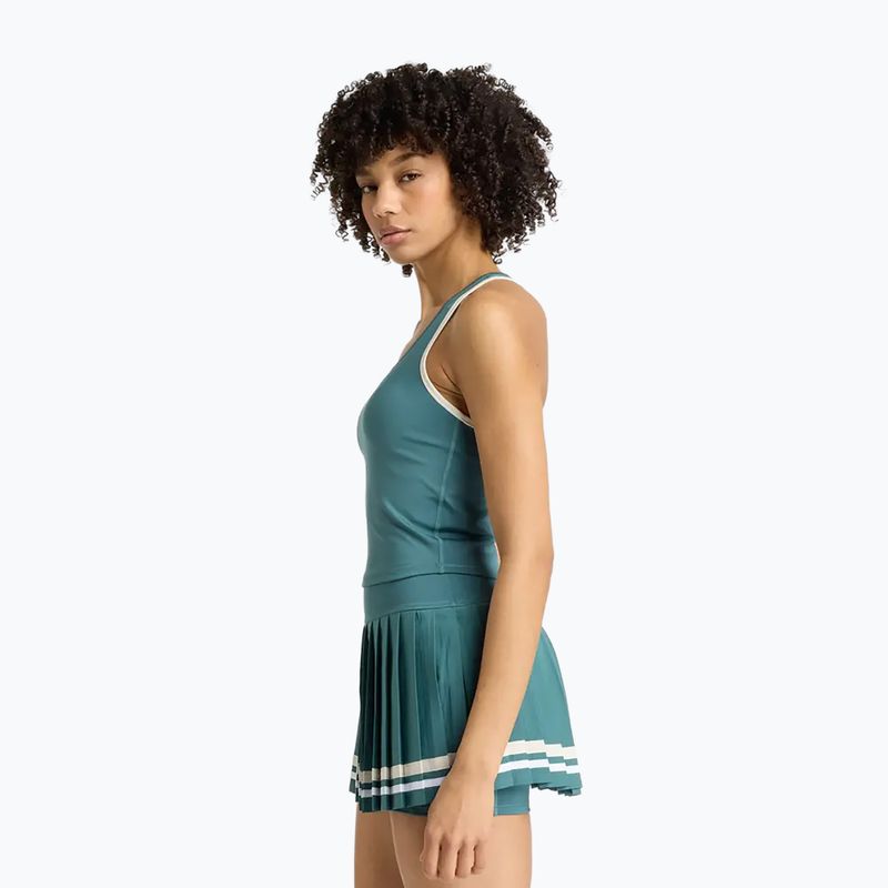 Moteriški teniso marškinėliai New Balance Tournament Novelty Tank W new spruce 4