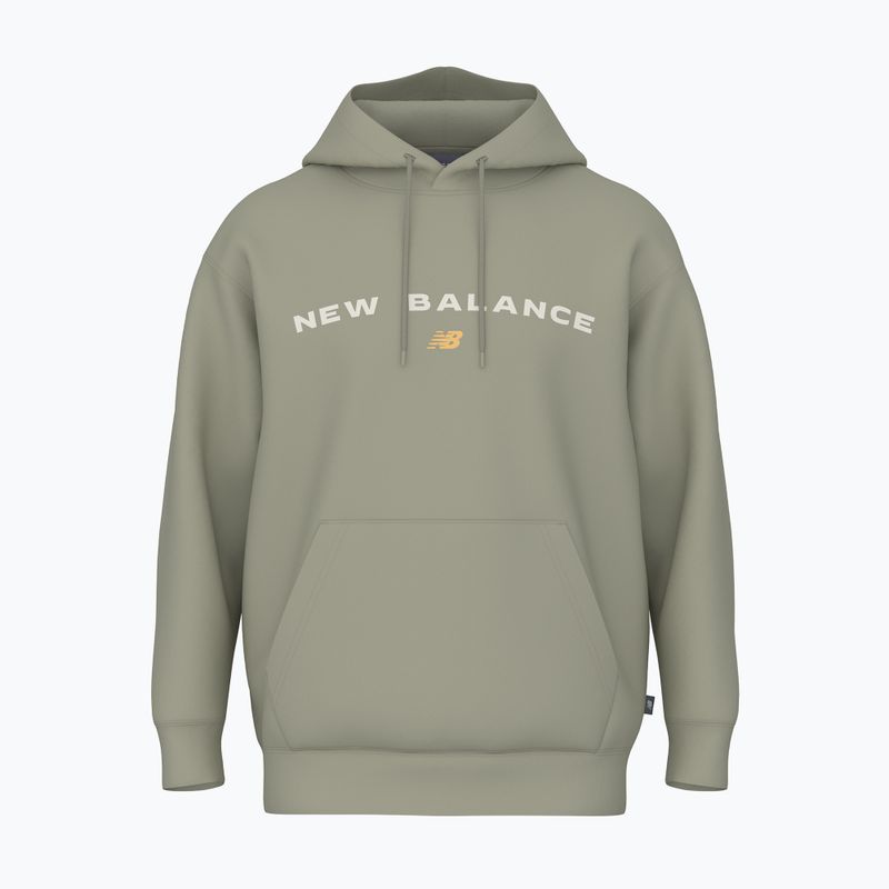 Vyriškas džemperis New Balance Reimagine Fleece Hraphic Hoody olivine