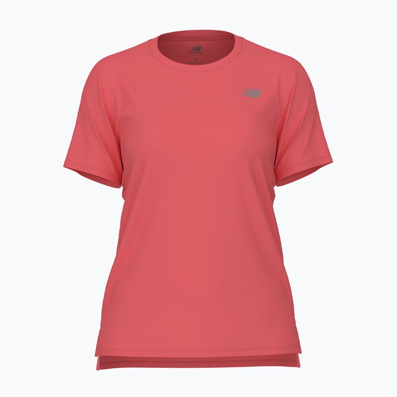 Moteriški bėgimo marškinėliai New Balance Essentials SS driftred