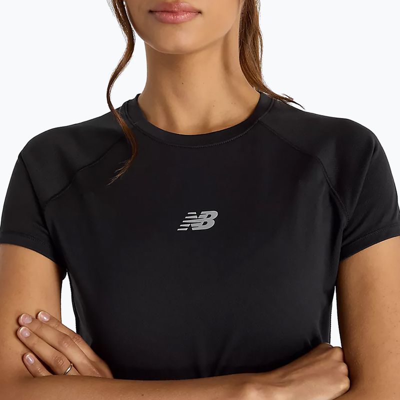 Moteriški marškinėliai New Balance Seasonal Jacquard black 4