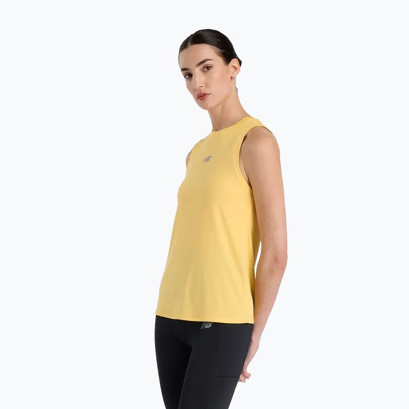 Moteriškas bėgimo tank topas New Balance Jacquard Slim Tank clementine 4