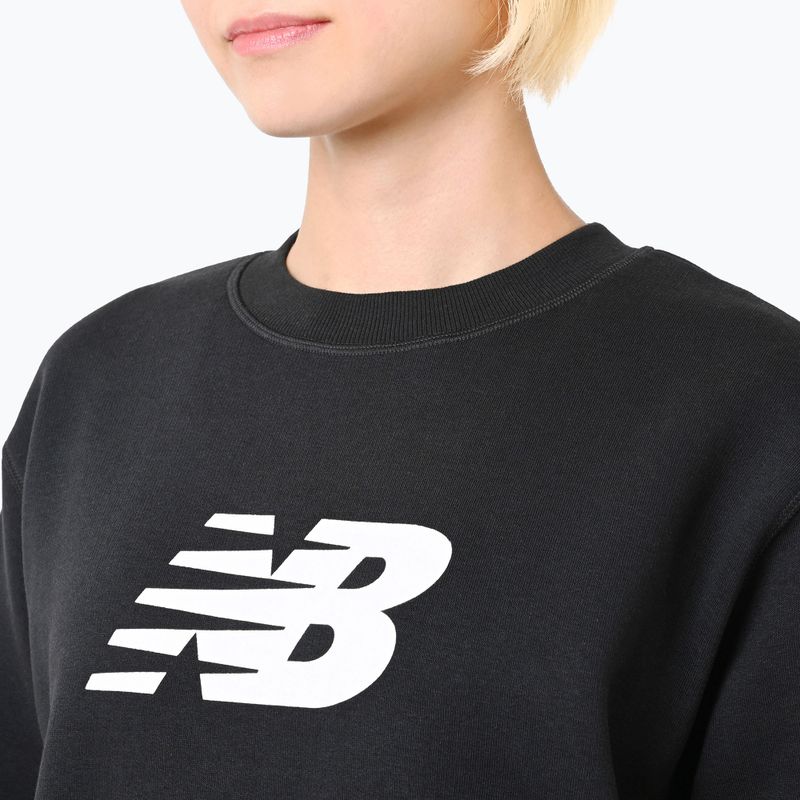 Moteriškas džemperis New Balance Sport Fleece Logo Crew black 4