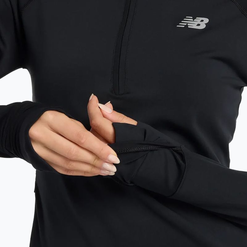 Moteriškas bėgimo džemperis New Balance Harmony Half Zip black 5