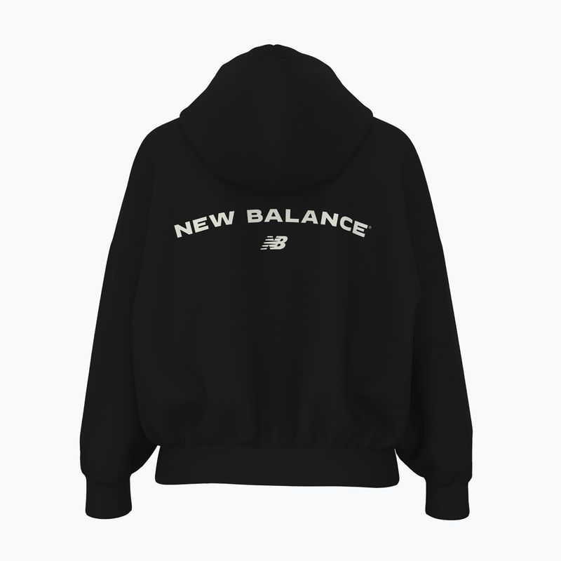 Moteriškas džemperis New Balance Reimagine Fleece Hoodie black 2