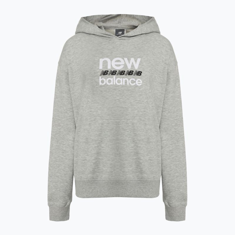 Moteriškas džemperis New Balance Sport Graphic French Terry Hoodie athletic grey