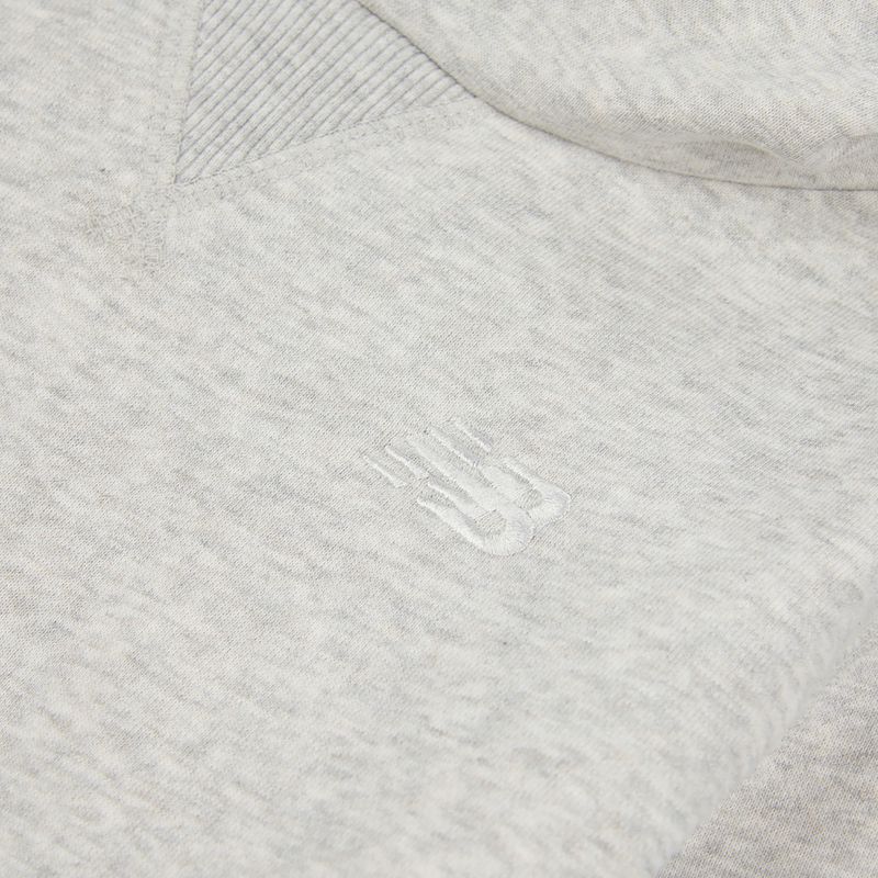Vaikiškas džemperis New Balance Brush Back Small Logo Hoodie ash heather 8