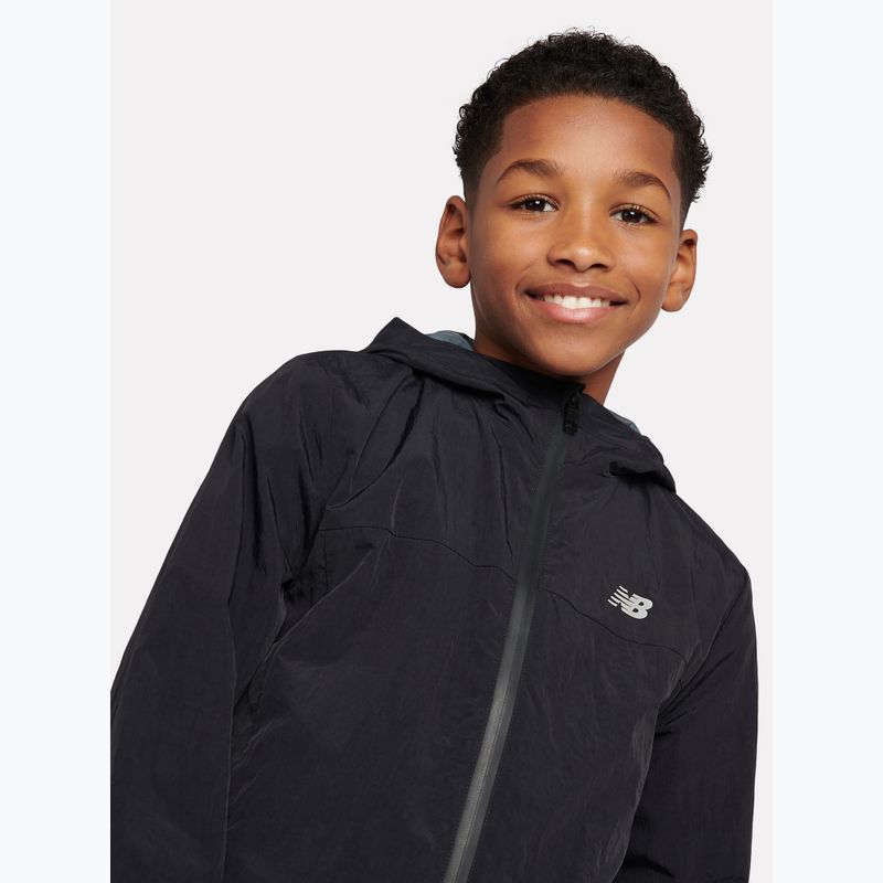 Vaikiška striukė New Balance Athletics Woven Mesh Lined nb caviar 5
