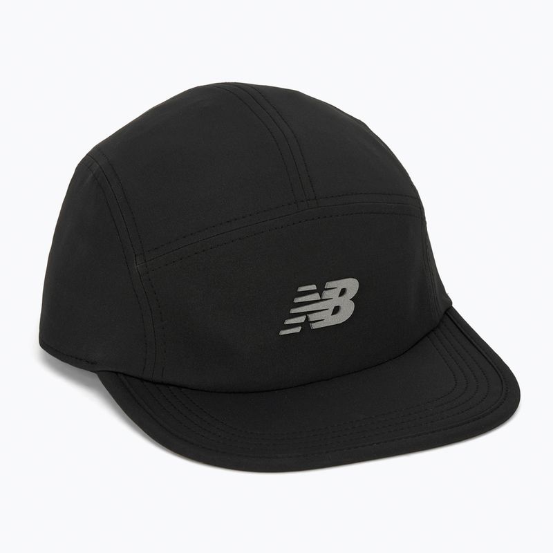 Kepuraitė su snapeliu New Balance 5 Panel Performance V 2.0 black