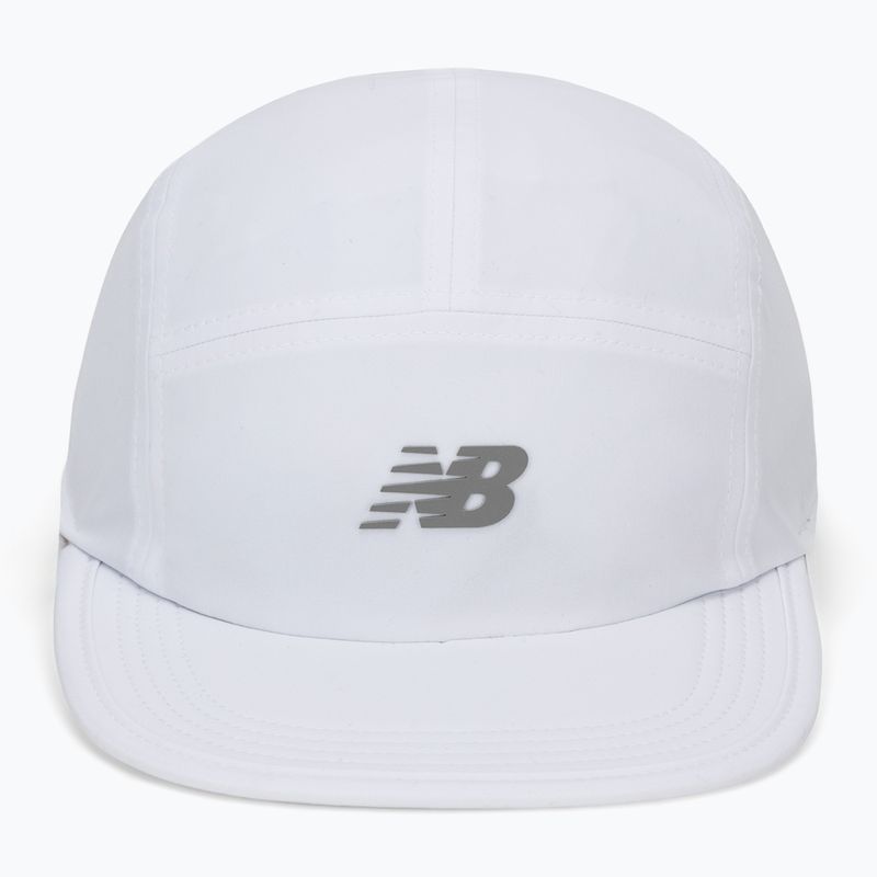 Kepurė su snapeliu New Balance 6 Panel Performance V 2.0 white 2