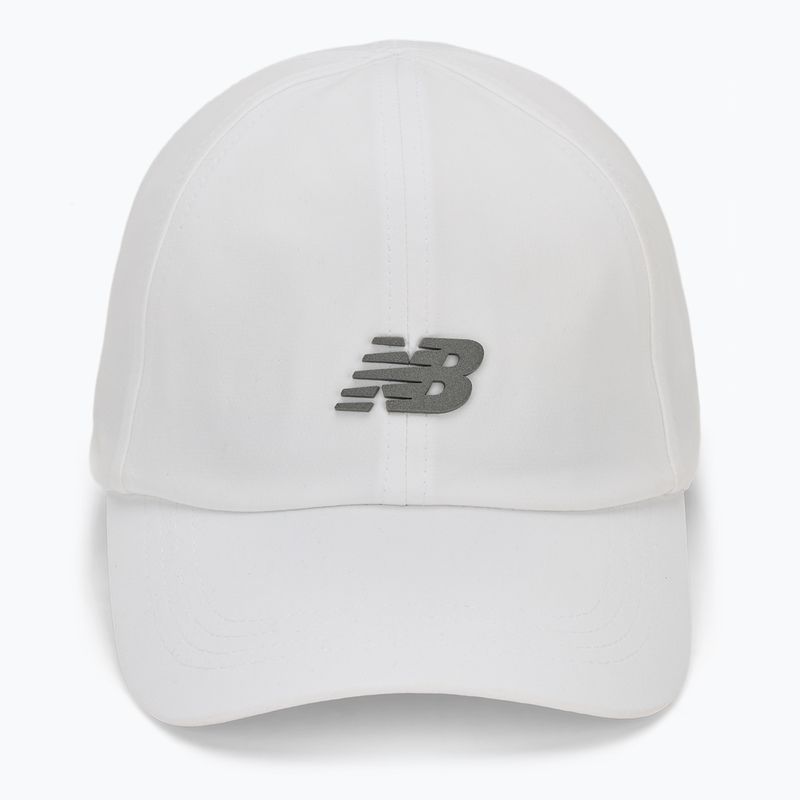 Kepuraitė su snapeliu New Balance 5 Panel Performance V 2.0 white 2