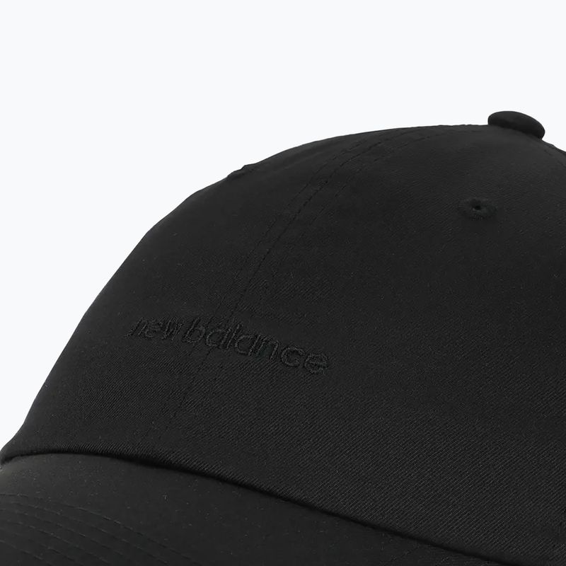 Moteriška kepuraitė su snapeliu New Balance 6 Panel Linear Logo black 3