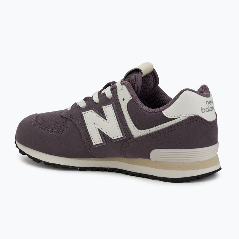 Batai New Balance 574's V1 dark ice wine 3