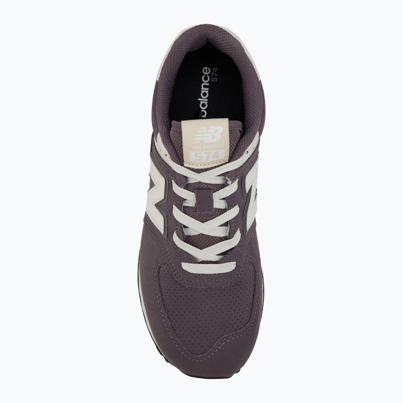 Batai New Balance 574's V1 dark ice wine 5
