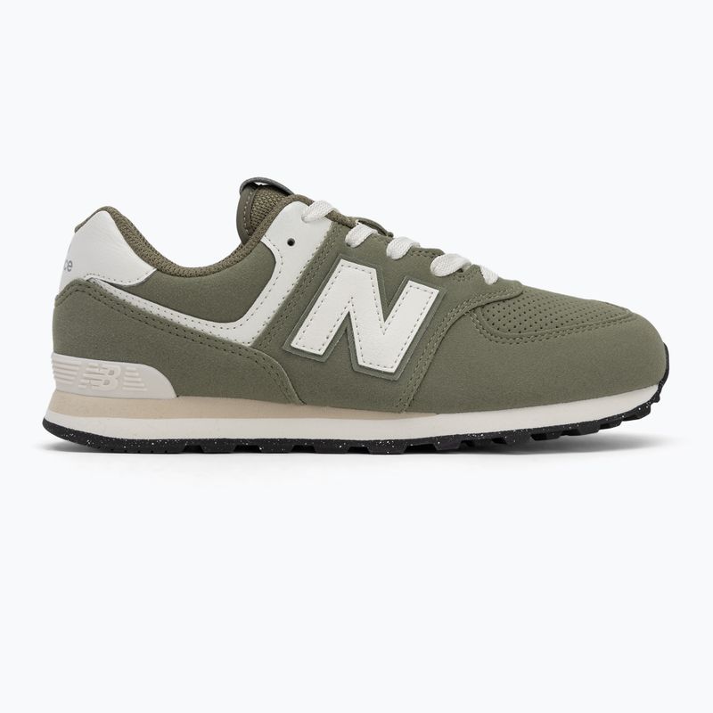 Batai New Balance 574's V1 dark olivine 2