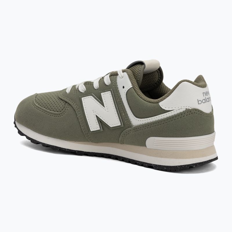 Batai New Balance 574's V1 dark olivine 3