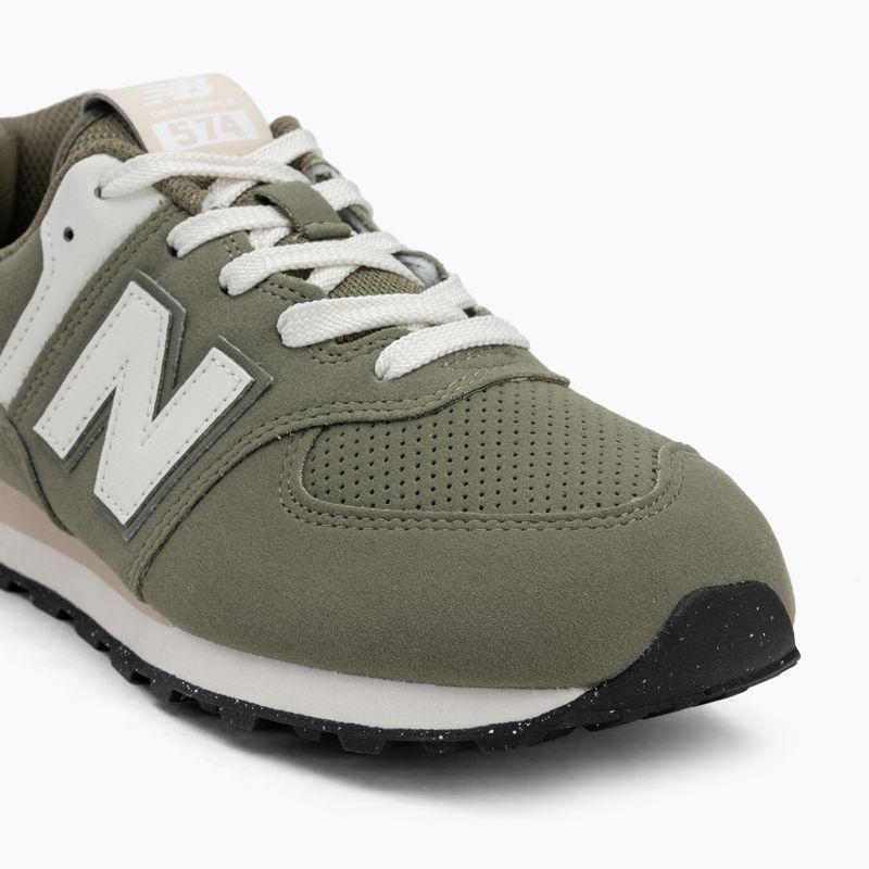 Batai New Balance 574's V1 dark olivine 7