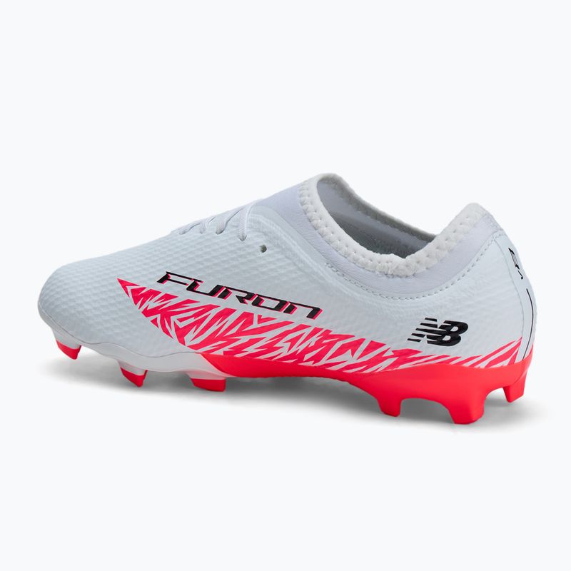 Vaikiški futbolo batai New Balance Furon Team V8 Jr FG white 3
