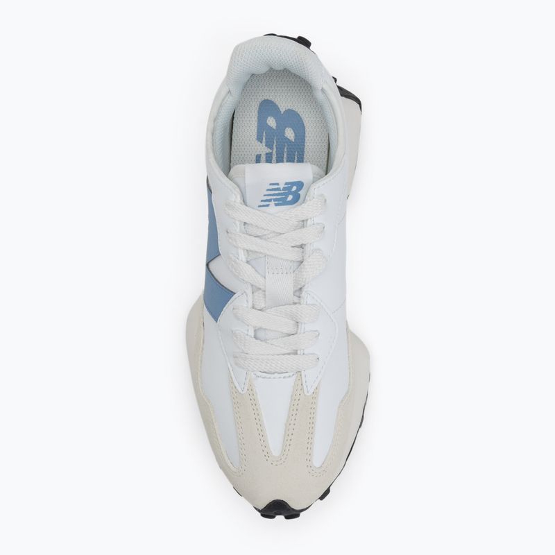New Balance 327's V1 white/blue lagoon batai 5