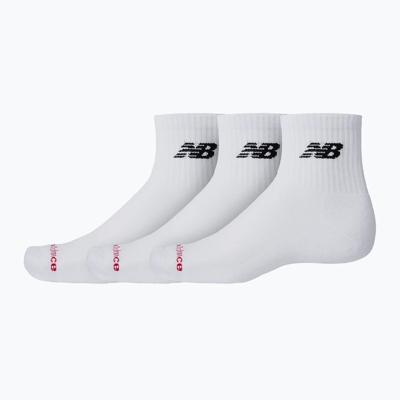 Kojinės New Balance Everyday Ankle 3 poros white