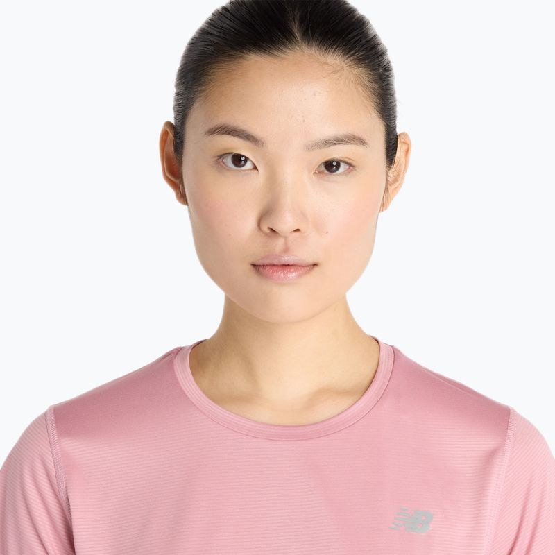 Moteriški bėgimo marškinėliai New Balance Essentials pink taffy 4