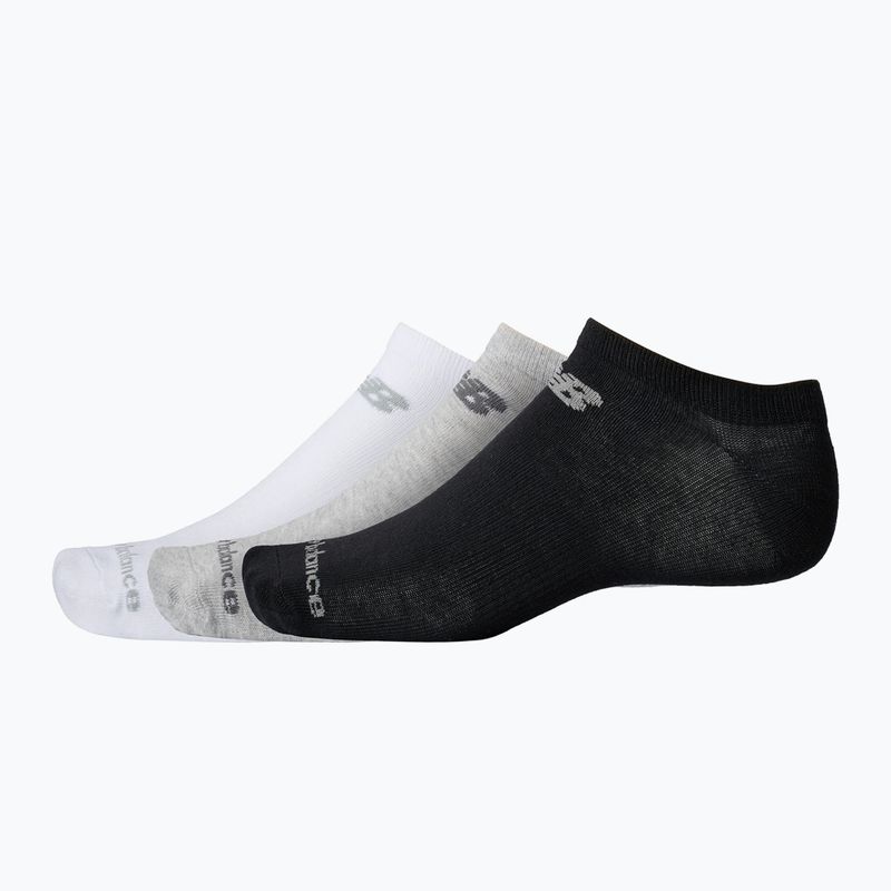 Kojinės New Balance Performance Basic No Show 3 poros white multi