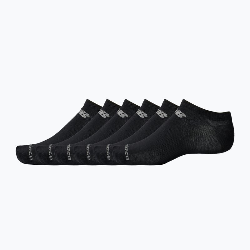 Kojinės New Balance Performance Basic No Show 6 poros black