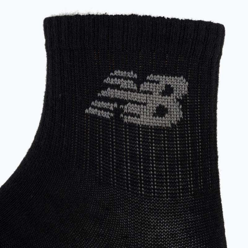 Kojinės New Balance Performance Basic Ankle 3 pairs black/white 3