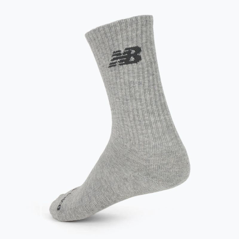 Kojinės New Balance Performance Basic Crew 3 Pack white multi 5
