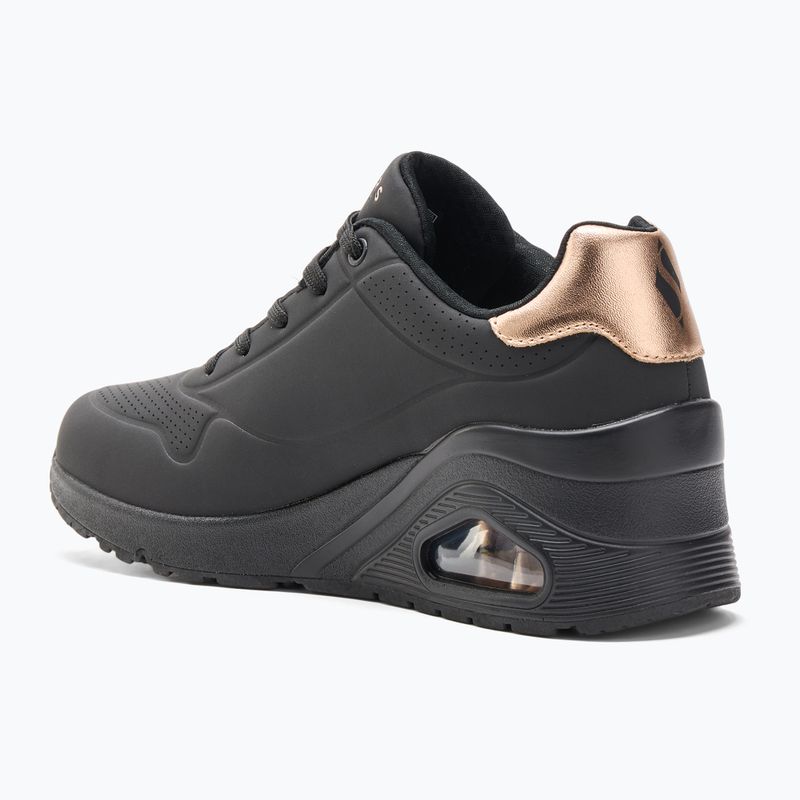Moteriški batai SKECHERS Uno Wedge Hi Steps black/rose gold 3