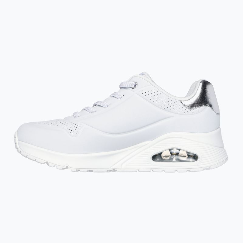 Moteriški batai SKECHERS Uno Shimmer Away white/silver 10