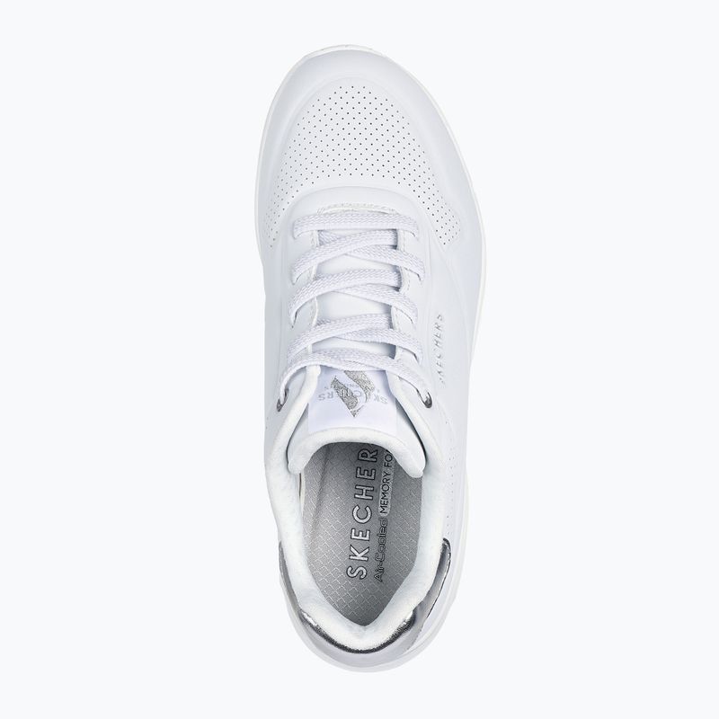 Moteriški batai SKECHERS Uno Shimmer Away white/silver 11