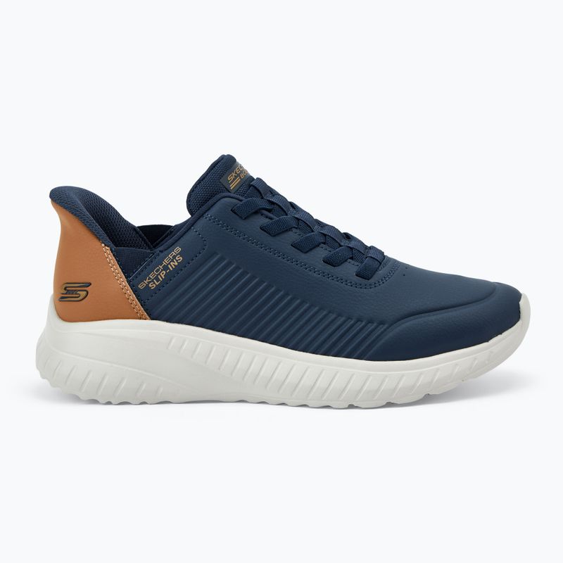 Vyriški batai SKECHERS Bobs Squad Chaos Heel Preferred navy 2