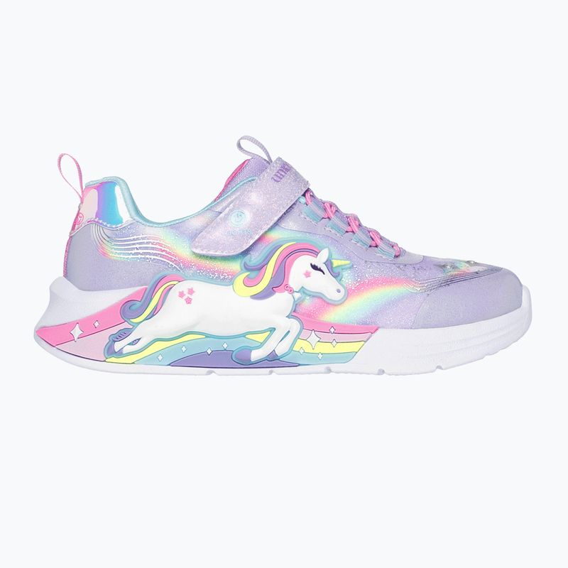 SKECHERS S-Lights Unicorn Chaser lavender/multi vaikiški batai