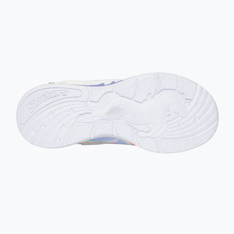SKECHERS S-Lights Unicorn Chaser lavender/multi vaikiški batai 2
