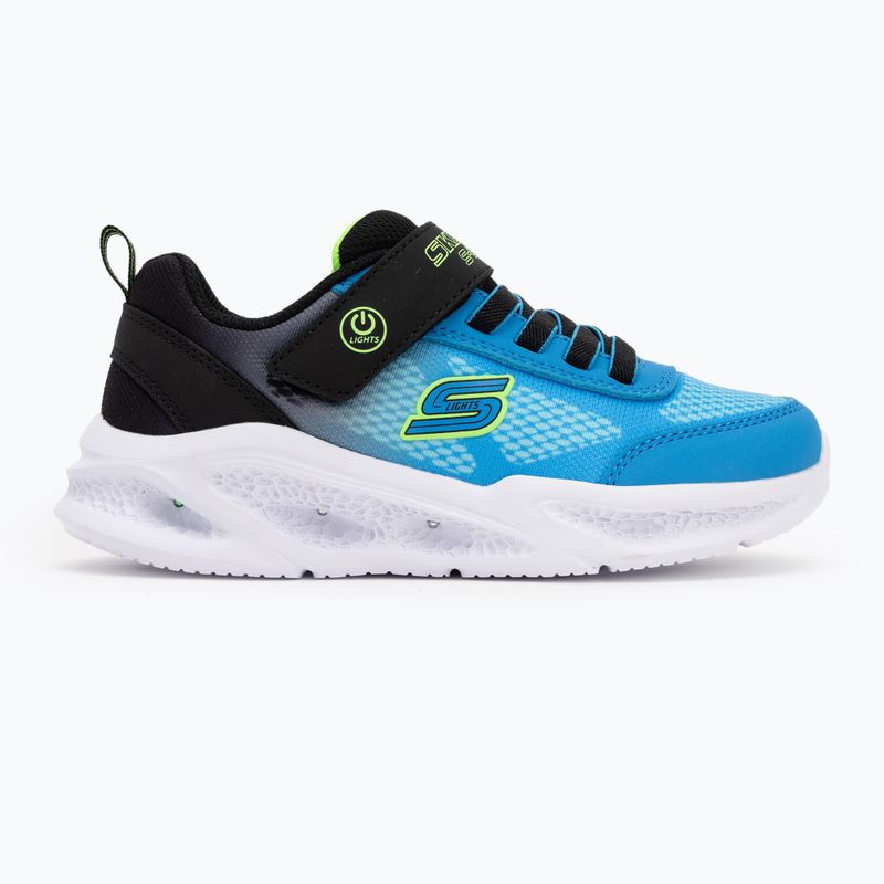 SKECHERS Meteor Lights juodi/mėlyni vaikiški batai 2