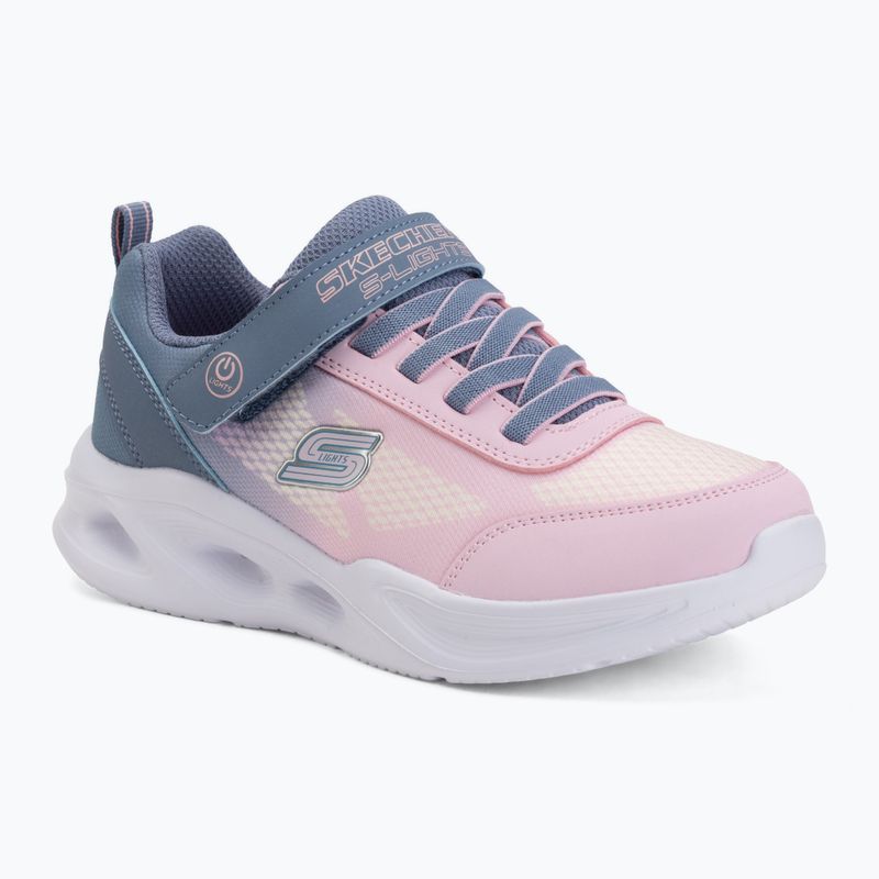 Vaikiški batai SKECHERS Sola Glow Ombre Deluxe gray