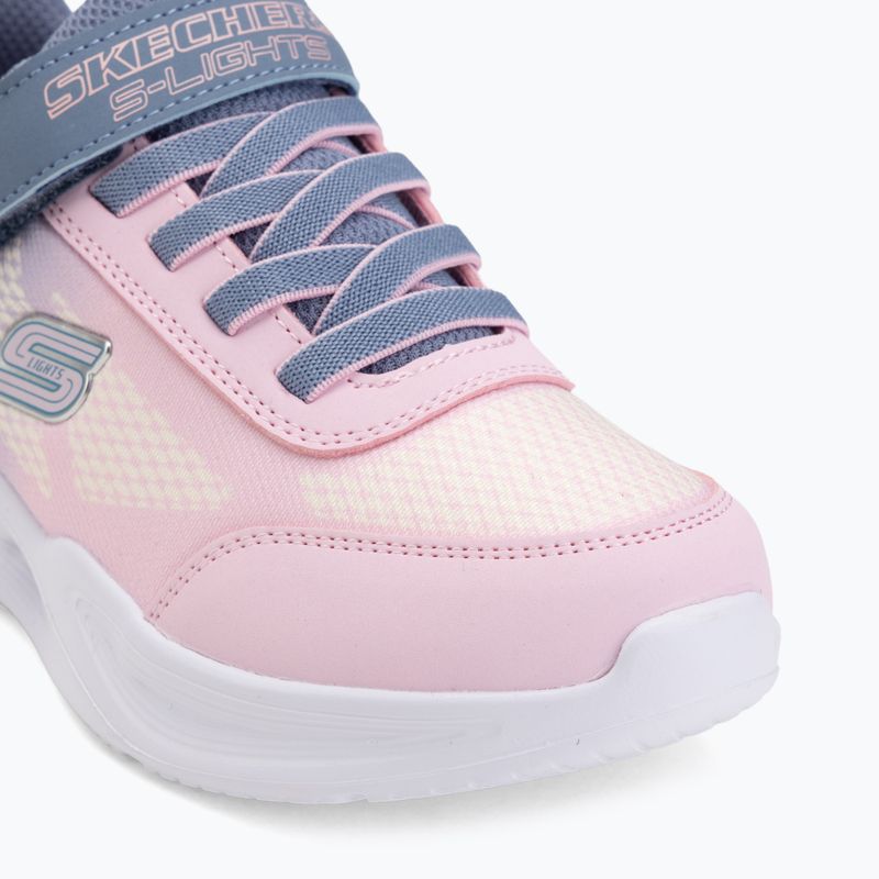 Vaikiški batai SKECHERS Sola Glow Ombre Deluxe gray 7
