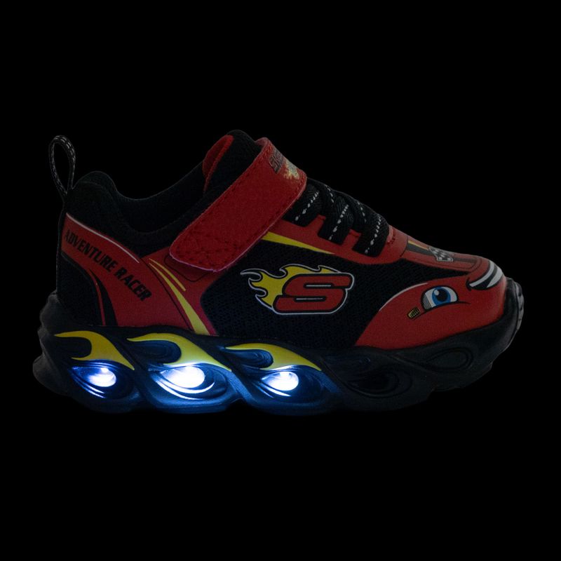 Vaikiški batai SKECHERS Skechers Thermo-Flash Wheel Buddies raudoni/juodi 8