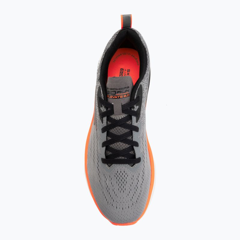 Vyriški bėgimo batai SKECHERS Go Run Elevate 2.0 Fluid Motion gray 5