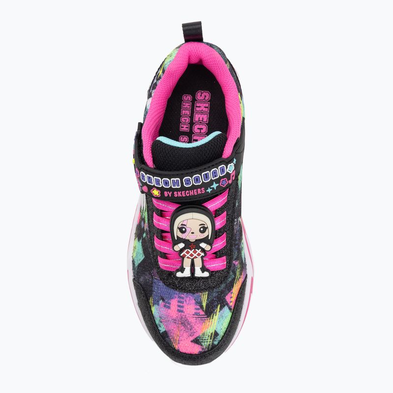Vaikiški batai Skechers Snuggle Sneaks Skech Squad black/multi 5