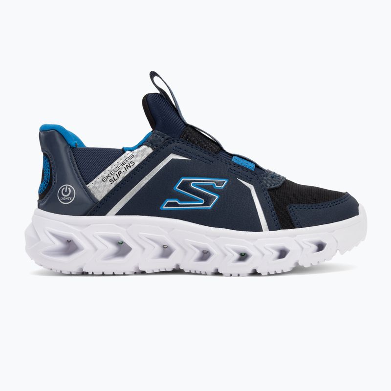 SKECHERS Slip-Ins Hypno-Flash 2.0 vaikiški bateliai tamsiai mėlyna/juoda 2