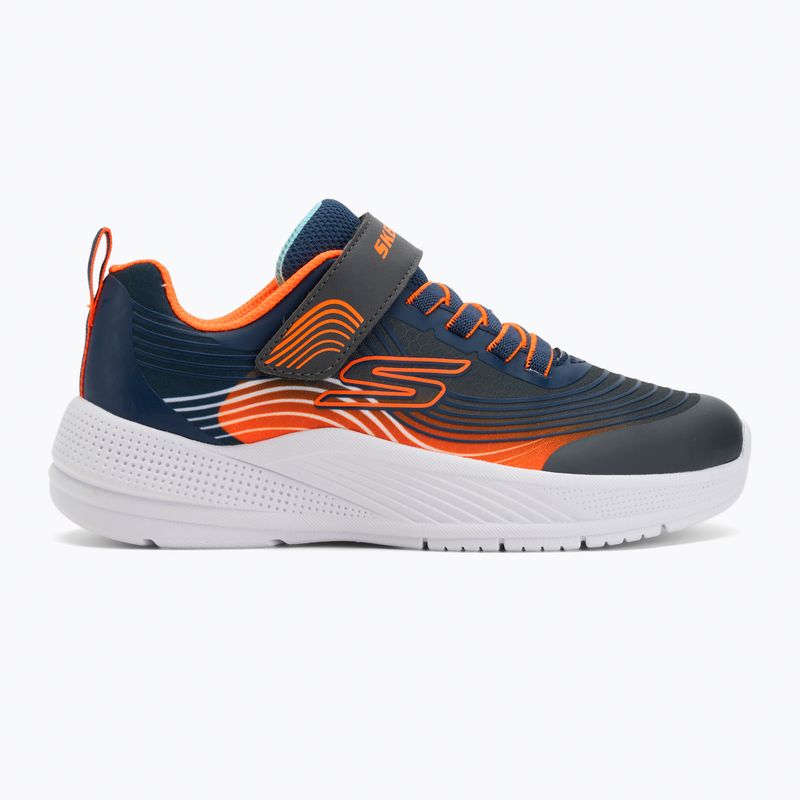 Vaikiški batai Skechers Microspec Advance navy/orange 2