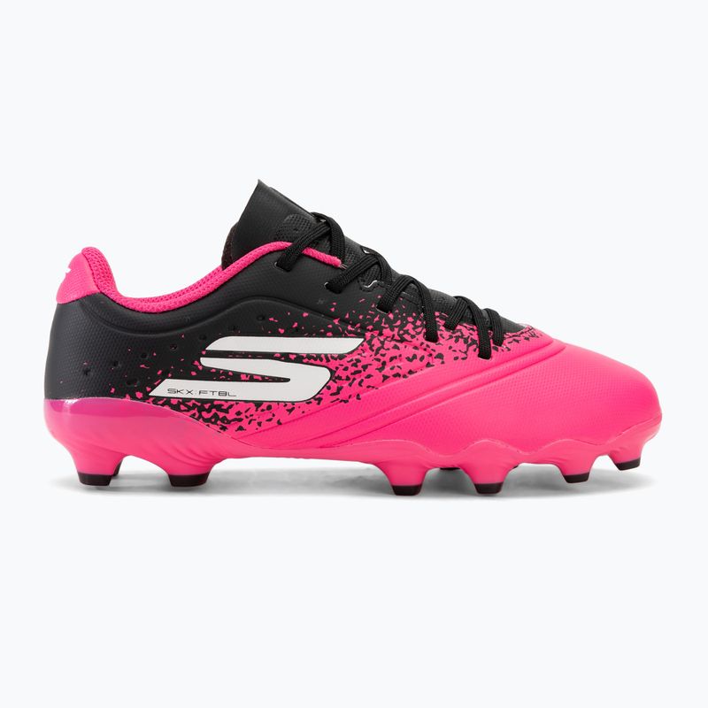 Vaikiški futbolo batai Skechers Razor Gold 1.5 FG black/pink 2